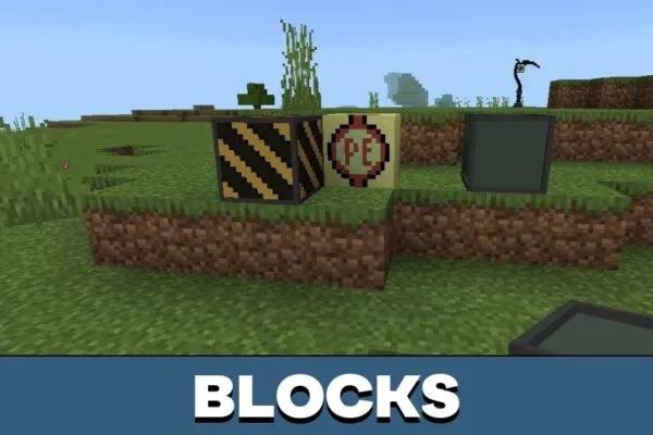 Blocks from Lobotomy Corporation Mod for Minecraft PE