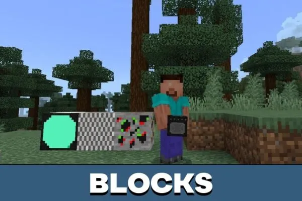 Blocks from Party Craft Mod for Minecraft PE