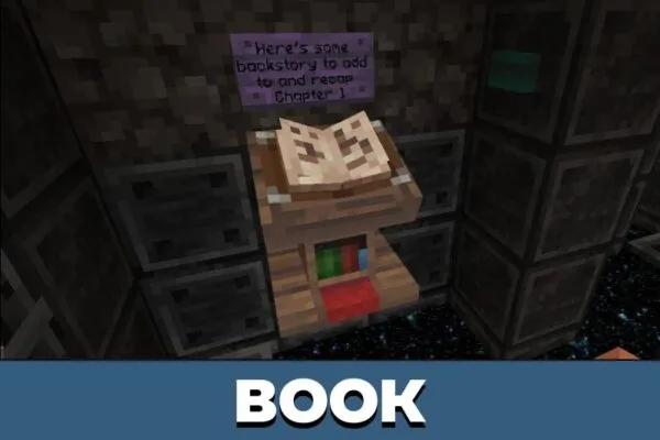 Book from Mission to Lunotopy Map for Minecraft PE