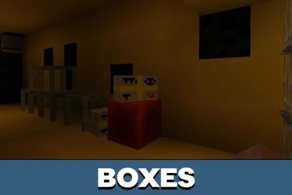 Boxes from Poppy Playtime 3 Map for Minecraft PE