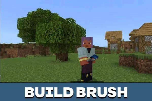 Build Brush from World Fabricator Mod for Minecraft PE