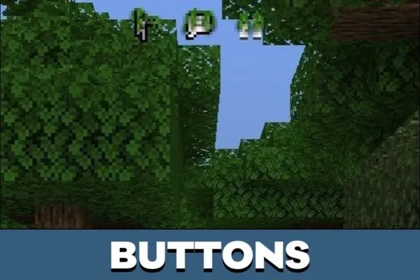 Buttons from MCOLD Texture Pack for Minecraft PE