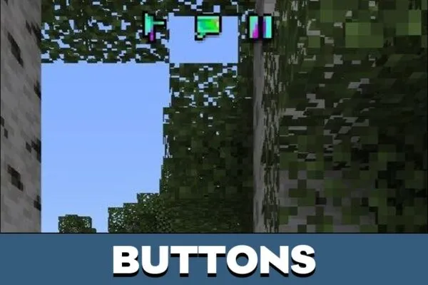 Buttons from Prisma Texture Pack for Minecraft PE