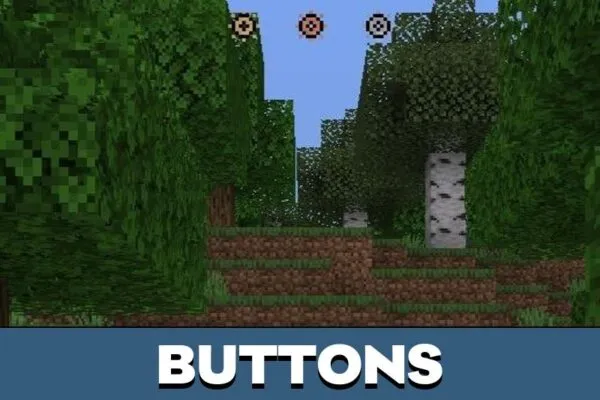 Buttons from Steampunk Texture Pack for Minecraft PE