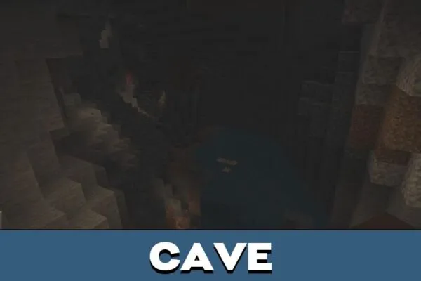 Cave from Light Texture Pack for Minecraft PE