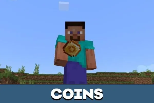 Coins from Golden Texture Pack for Minecraft PE