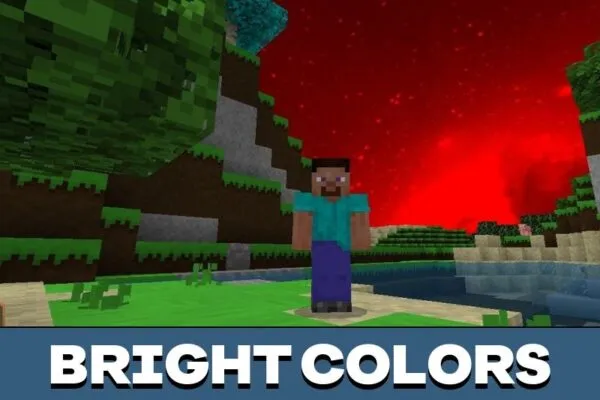 Colors from Red Texture Pack for Minecraft PE