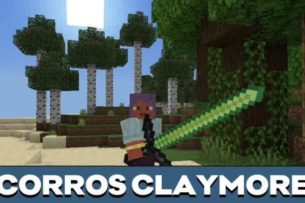 Corros Claymore from Lost Items Mod for Minecraft PE