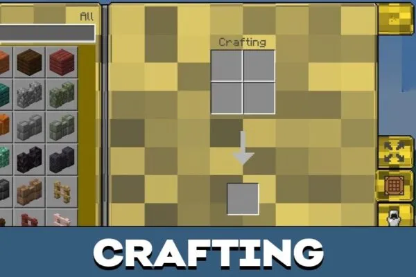 Crafting from Boss Texture Pack for Minecraft PE