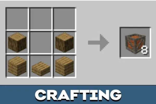 Crafting from Bridge Mod for Minecraft PE