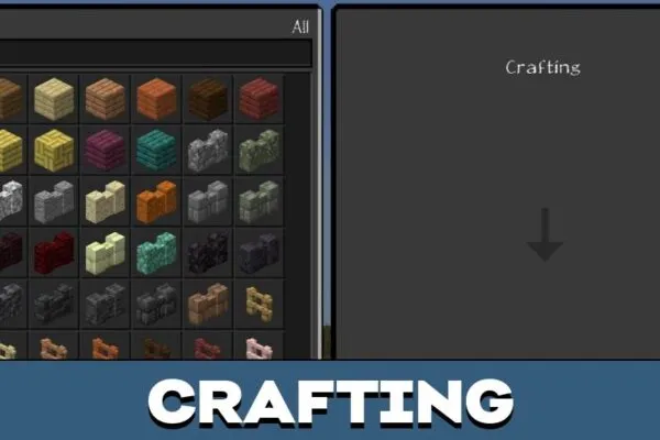 Crafting from Little Nightmares GUI Texture Pack for Minecraft PE