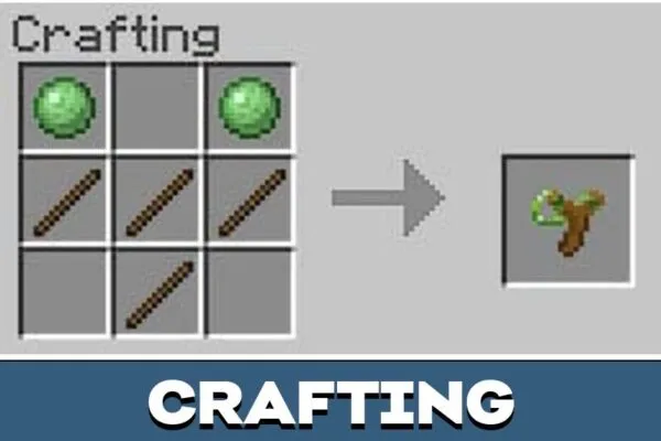 Crafting from Slingshot Mod for Minecraft PE