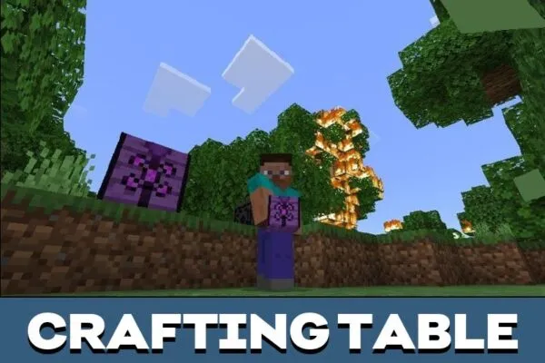 Crafting Table from Magic Madness Mod for Minecraft PE