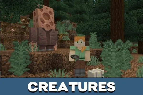 Creatures from Night Terrors Mod for Minecraft PE