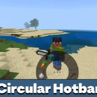 Circular Hotbar Texture Pack for Minecraft PE
