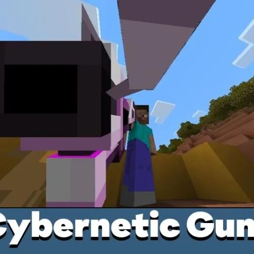 Cybernetic Guns Mod for Minecraft PE