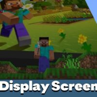 Display Screen Mod for Minecraft PE