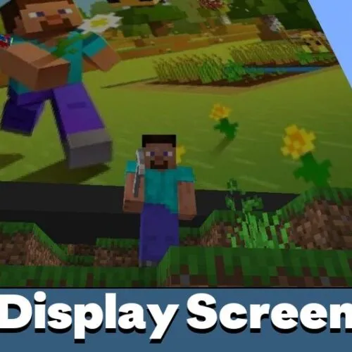 Display Screen Mod for Minecraft PE