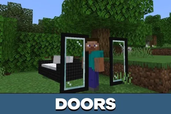 Doors from Household Furniture Mod for Minecraft PE