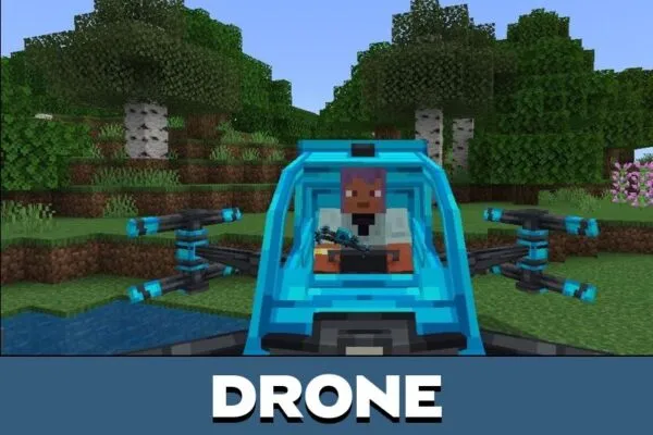 Drone from Segway Mod for Minecraft PE