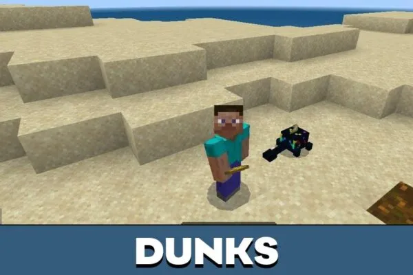 Dunks from Backrooms Mod for Minecraft PE