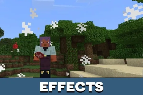 Effects from Lost Items Mod for Minecraft PE