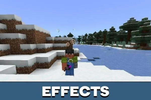 Effects from Weapon Combiner Mod for Minecraft PE