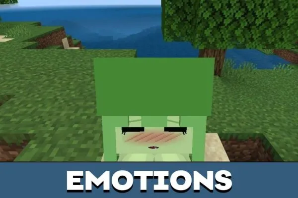 Emotions from Slime Girl Mod for Minecraft PE