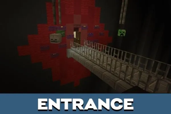 Entrance from Poppy Playtime 2 Map for Minecraft PE