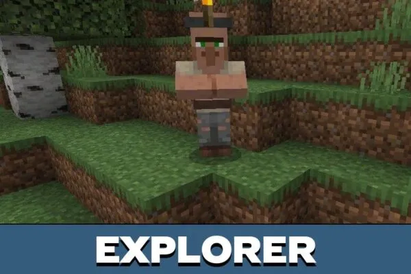 Explorer from the Underground Mod for Minecraft PE