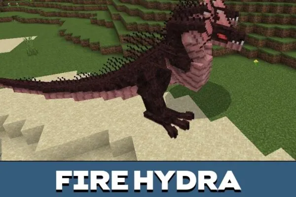 Fire Hydra Mod for Minecraft PE