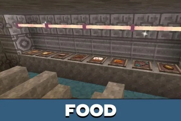 Food from Mission to Lunotopy Map for Minecraft PE