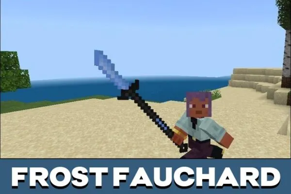 Frost Fauchard from Lost Items Mod for Minecraft PE