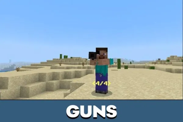 Guns from TF2 Mod for Minecraft PE