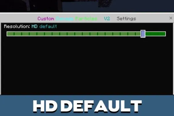 HD Default from Particles Texture Pack for Minecraft PE