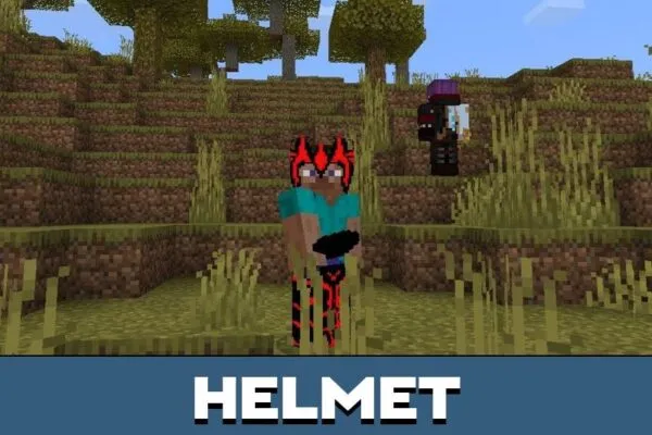 Helmet from Shounen De Fantasy Mod for Minecraft PE