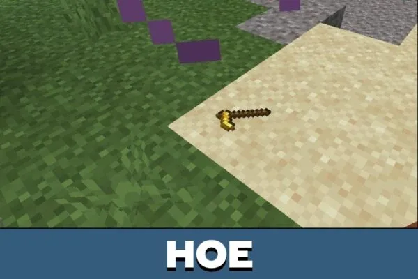 Hoe from Frame Texture Pack for Minecraft PE