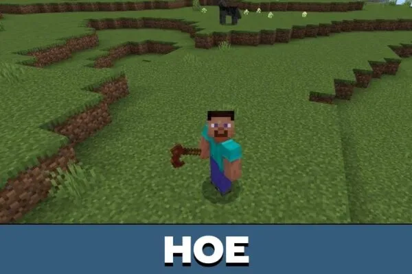 Hoe from Golden Texture Pack for Minecraft PE