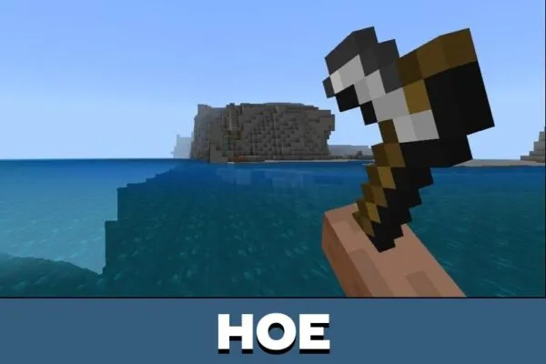 Hoe from Hand Texture Pack for Minecraft PE