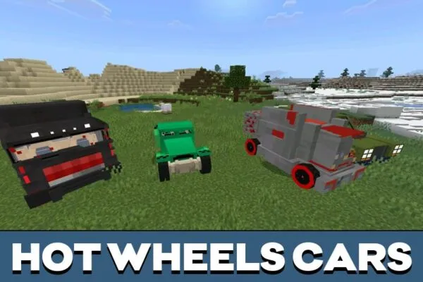 Cars from Hot Wheels Mod for Minecraft PE