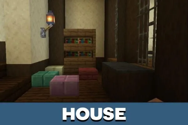 House from Poppy Playtime 2 Map for Minecraft PE