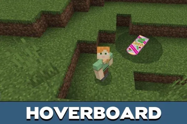 Hoverboard from Future Boards Mod for Minecraft PE