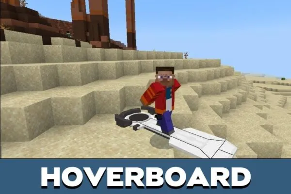 Hoverboard from Generator Rex Mod for Minecraft PE