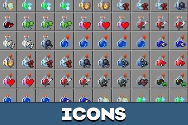 Icons from Ultramarine Texture Pack for Minecraft PE