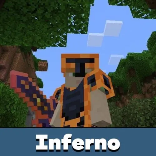 Inferno Weapons Mod for Minecraft PE