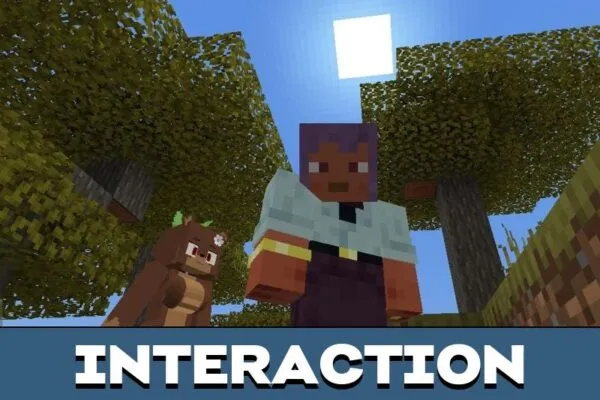 Interaction from Bia Mod for Minecraft PE