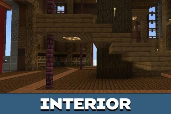 Interior from Chinese Architecture Map for Minecraft PE