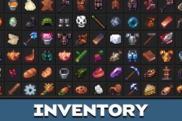 Inventory from Azalea Mod for Minecraft PE