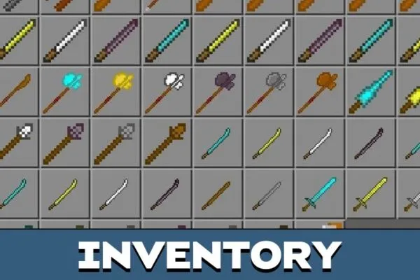 Inventory from Fight Mod for Minecraft PE