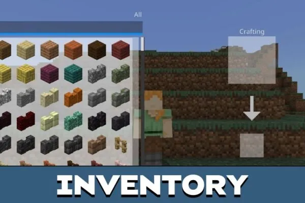 Inventory from Rainbow Pie Texture Pack for Minecraft PE